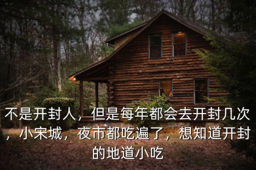 開封夜市怎么停了,夜市都吃遍了