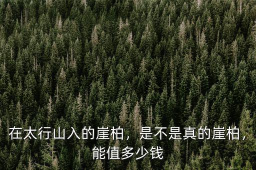 崖柏涼山料是哪里的,是不是真的崖柏