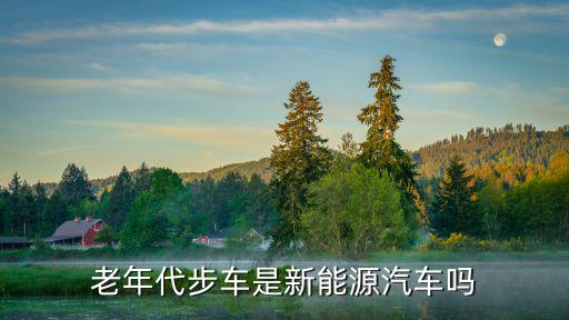 老年代步車是新能源汽車嗎