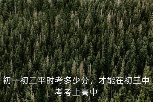 周口太康縣初中考高中要多少分,初一初二平時考多少分