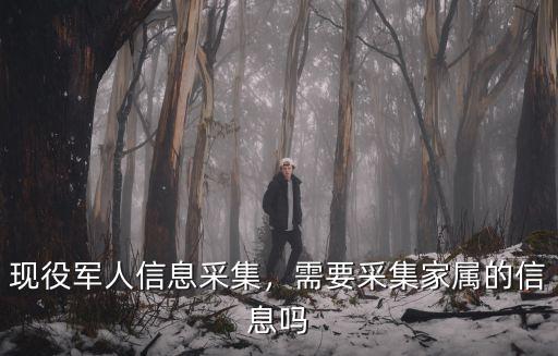 現(xiàn)役軍人信息采集，需要采集家屬的信息嗎