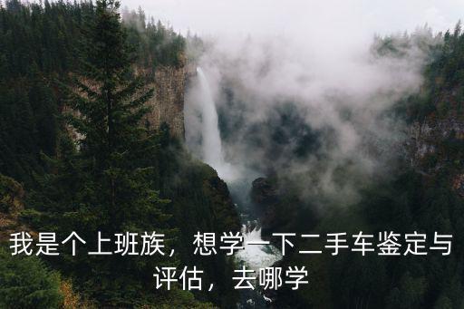 我是個(gè)上班族，想學(xué)一下二手車鑒定與評(píng)估，去哪學(xué)