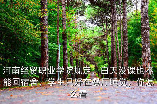 河南經貿職業學院宿舍床位怎么分配,河南經貿職業學院怎么樣