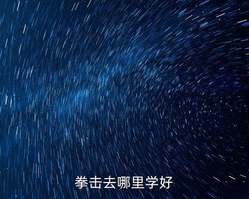 雅安哪里可以學拳擊,拳擊去哪里學好