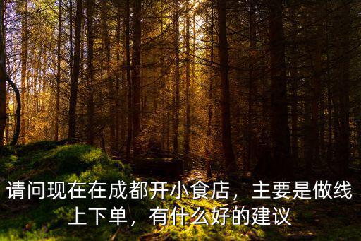 成都開小吃店在哪里開,請問現(xiàn)在在成都開小食店