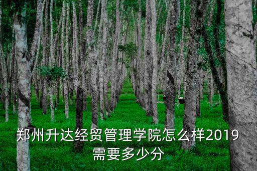 鄭州升達經貿管理學院網絡課怎么考,鄭州升達經貿管理學院咋樣