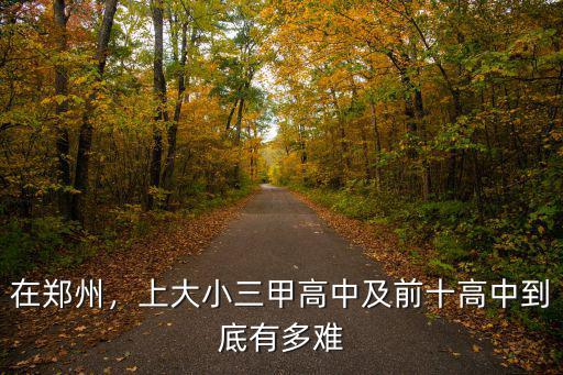 鄭州有多少上不了高中,中考310以下的上不了高中