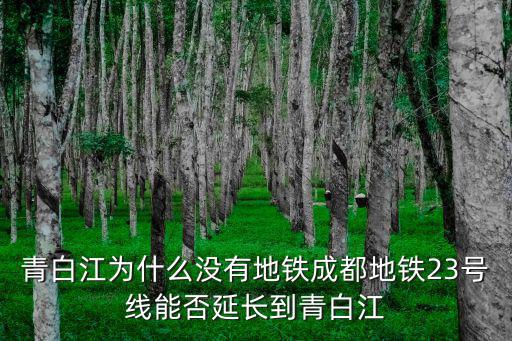 成都青白江地鐵會修在哪里,青白江為什么沒有地鐵