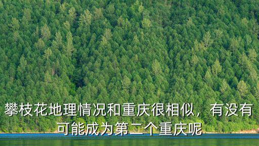 攀枝花地理情況和重慶很相似，有沒有可能成為第二個重慶呢