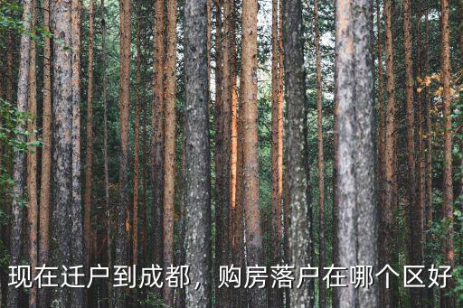 現(xiàn)在遷戶到成都，購(gòu)房落戶在哪個(gè)區(qū)好