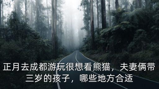 成都帶三歲孩子去玩哪里好,帶三歲小朋友去成都玩