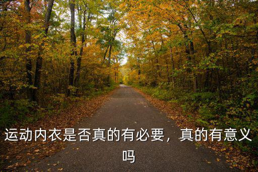 運(yùn)動(dòng)內(nèi)衣是否真的有必要，真的有意義嗎