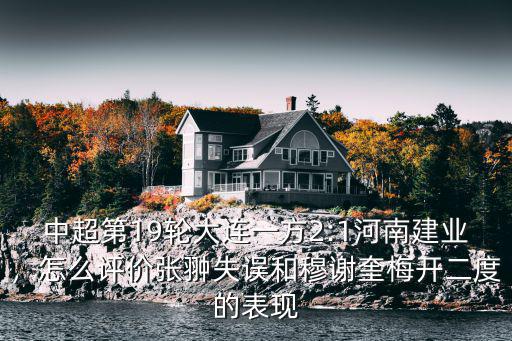 中超第19輪大連一方2:1河南建業(yè)，怎么評價張翀失誤和穆謝奎梅開二度的表現(xiàn)