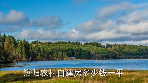 洛陽(yáng)農(nóng)村自建房多少錢(qián)一平