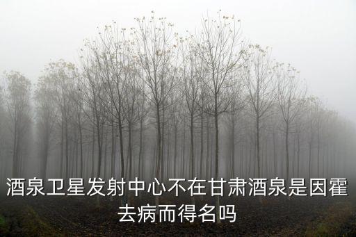 四川酒泉發射中心在哪里,酒泉衛星發射中心不在甘肅