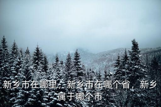 新鄉(xiāng)市二十四中在哪里,新鄉(xiāng)市在哪里