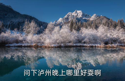 問下瀘州晚上哪里好耍啊
