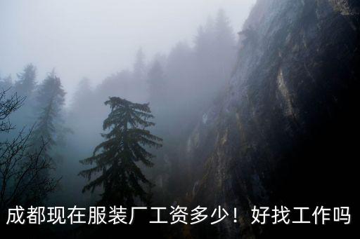 成都哪里有制衣廠找工作的,成都哪個(gè)區(qū)的工廠最好找工作