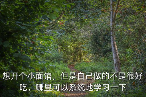 瀘州哪里有學面的店,哪里可以學做面條
