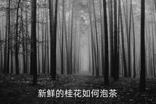 咸寧桂花茶怎么沖泡,新鮮的桂花如何泡茶