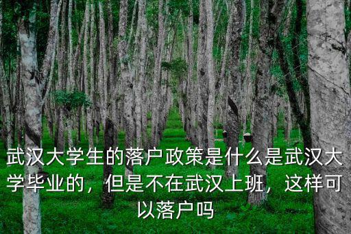 大學(xué)畢業(yè)5年內(nèi)怎么落戶武漢,大學(xué)生怎么能落戶武漢