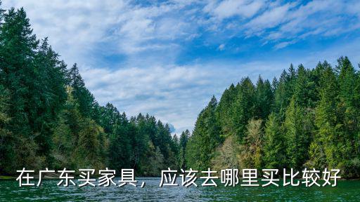 資陽(yáng)買家具去哪里買好,在廣東買家具