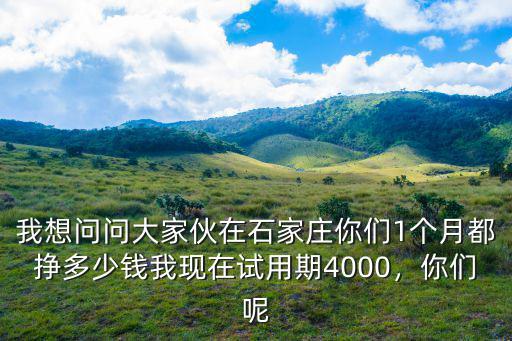 石家莊護士一個月工資多少錢,護士一個月有多少工資