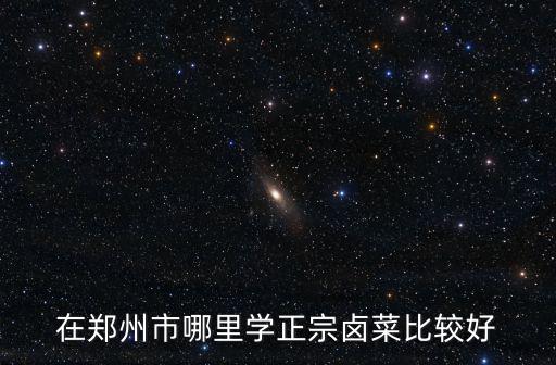 在鄭州市哪里學正宗鹵菜比較好