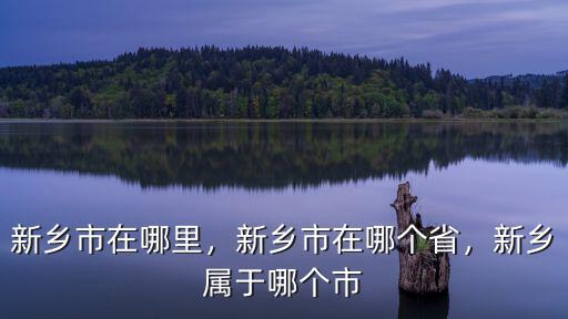 新鄉(xiāng)市在哪里，新鄉(xiāng)市在哪個(gè)省，新鄉(xiāng)屬于哪個(gè)市