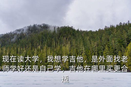 現(xiàn)在讀大學(xué)，我想學(xué)吉他，是外面找老師學(xué)好還是自己學(xué)，吉他在哪里買更合適