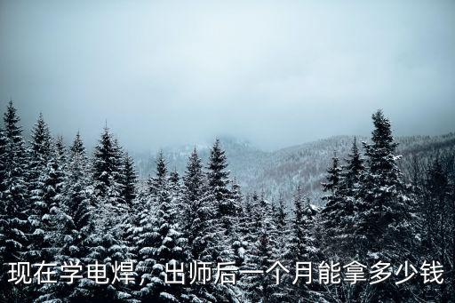 現(xiàn)在學(xué)電焊，出師后一個月能拿多少錢