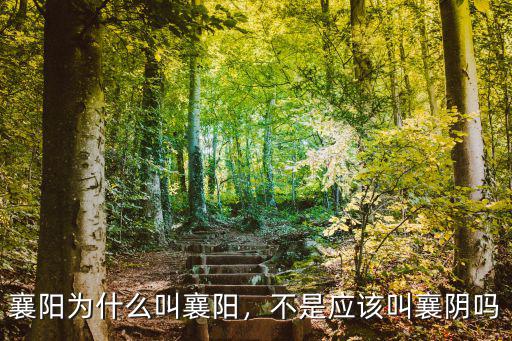 襄陽為什么叫襄陽，不是應該叫襄陰嗎