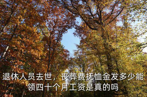 淮南死亡撫恤金能領(lǐng)多少個(gè)月,喪葬費(fèi)撫恤金發(fā)多少