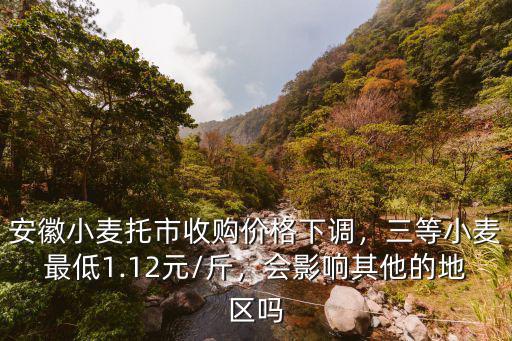 安徽小麥托市收購價格下調，三等小麥最低1.12元/斤，會影響其他的地區(qū)嗎