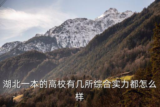 湖北的高校在全國各省排名怎么樣,湖北一本的高校有幾所