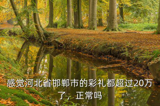 河北彩禮是多少了,你們那里彩禮是多少