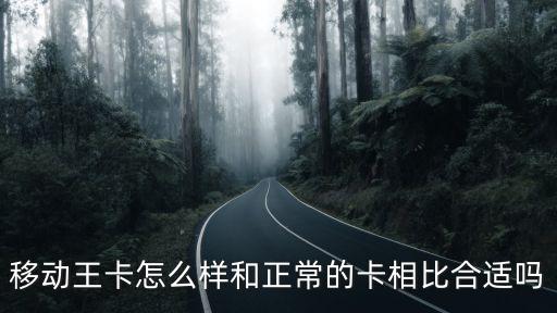 移動王卡怎么樣和正常的卡相比合適嗎