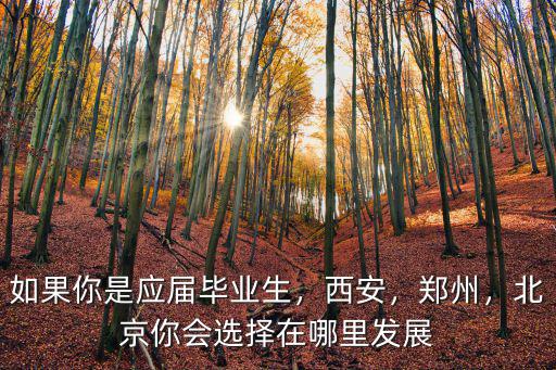 北京和鄭州哪里更好發(fā)展,北京你會選擇在哪里發(fā)展