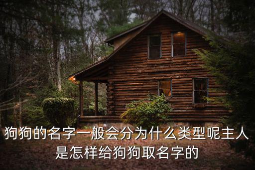狗狗的名字一般會分為什么類型呢主人是怎樣給狗狗取名字的