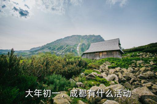 成都大年初一哪里有玩的,大年初一自駕游成都