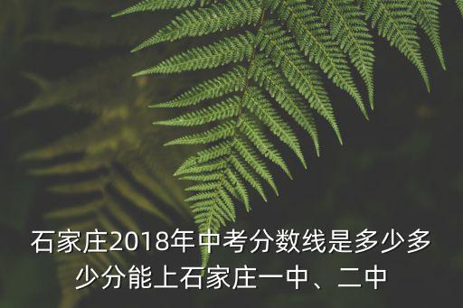石家莊高中多少分能上,多少分能上石家莊一中