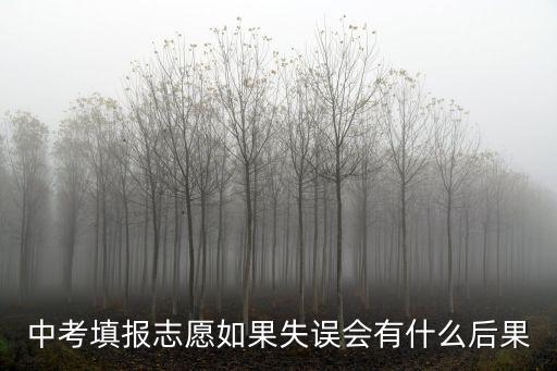 湖北中考志愿填錯了怎么辦,因為中考志愿填錯