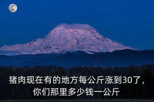 安徽界首今天豬價是多少錢一公斤,你們那里多少錢一公斤