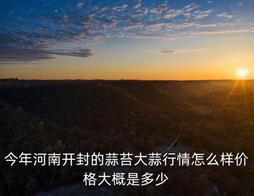 新鄉蒜臺價格多少,價格大概是多少