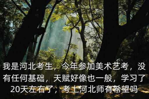 河北藝考時間為多少天,河北藝考啥時候開始