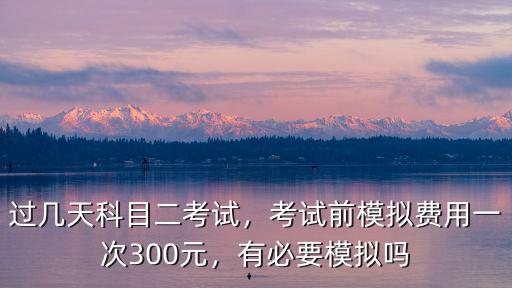 六安科目二模擬費多少,科目二模擬費500