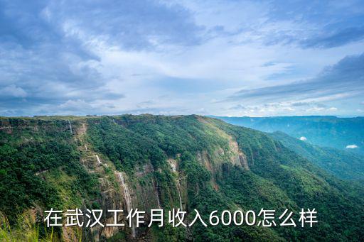 在武漢工作月收入6000怎么樣