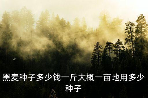 搜合肥小麥種子多少錢一斤,大概一畝地用多少種子