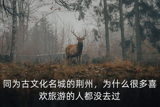 荊州名城怎么不出名,同為古文化名城的荊州