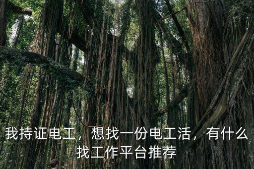成都找電工工作找哪里,想找一份電工活